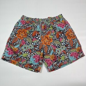 Vilebrequin Floral Drawstring Mesh Lined Beach Trunks Mens Size 2XL
